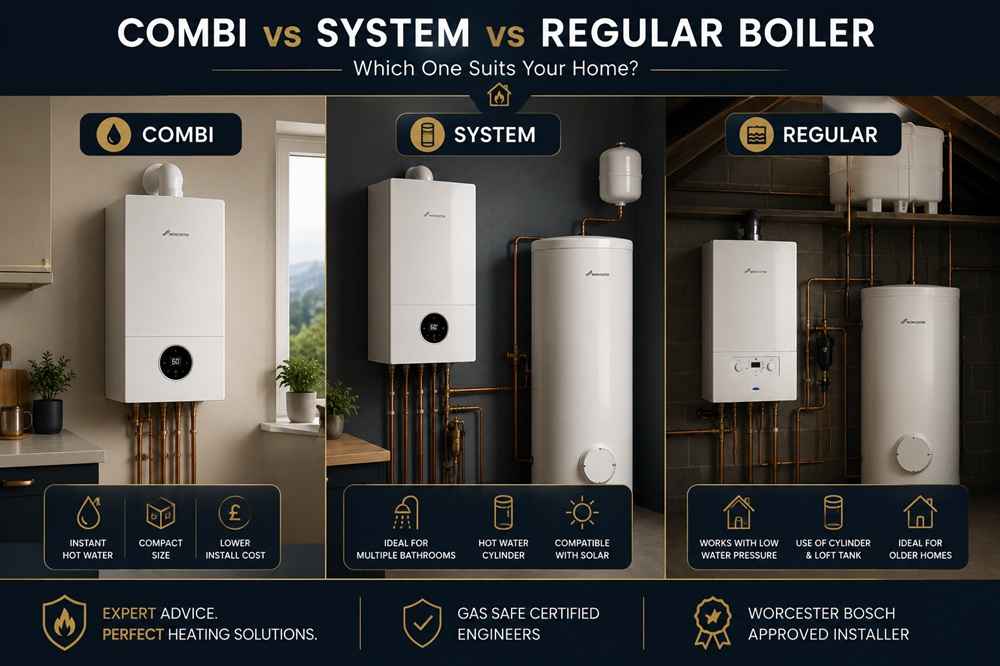 combi boiler vs system boiler
