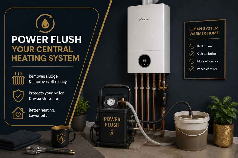 power flush central heating